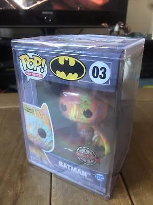 Buy Funko Pop Art Series Batman 03 Limited Edition With Pop Stack Free Protector • 34.99£