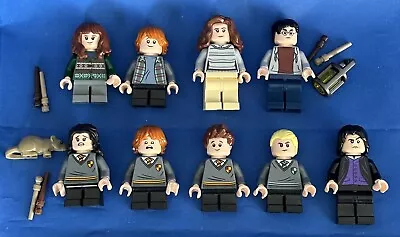 Buy LEGO Harry Potter Ron Hermione Snape Malfoy Minifigures Hogwarts Job Lot Bundle • 2£