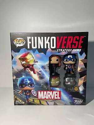 Buy Funko Pop! Marvel Funkoverse Strategy Game Iron Man Captain America Chase • 17.99£