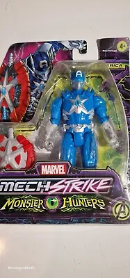 Buy Captain America Mech Strike Monster Hunters Action Figure From Hasbro. 10* • 7£