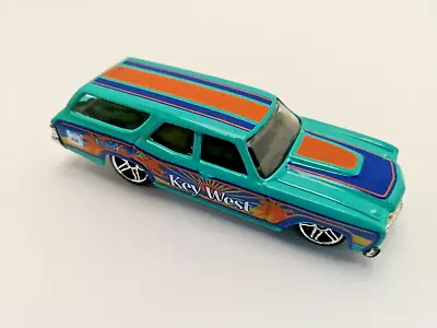 Buy Hot Wheels 70 Chevelle SS Wagon Turquoise 2015  Road Trippin' 16/21 Die Cast • 9.99£