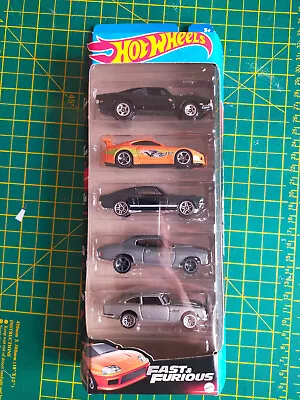 Buy Hot Wheels Fast & Furious 5 Pack Sealed Including Toyota Supra Fast And Furious • 14£