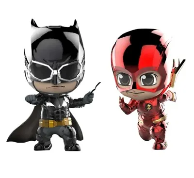Buy Hot Toys-Batman And The Flash (Metallic Color Version) Cosbaby Collectible Set • 60£