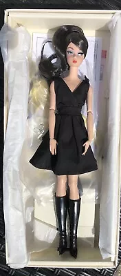 Buy Silkstone Barbie Brunette Doll Fashion Model. Classic Black Dress. Gold Label. • 149.92£