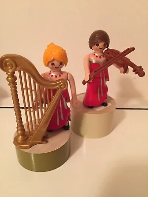 Buy Playmobil Victorian Mansion Music Wedding Soiree Harp Violin Musicians Duo Duet • 12.50£