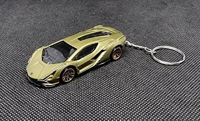 Buy Hotwheels Lamborghini Sian Keyring/Keychain Diecast Car • 12£