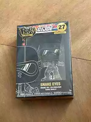Buy Funko Pop Pin GiJoe Snake Eyes No 27 Enamel Pin Cobra The Enemy Super Rare • 9.99£
