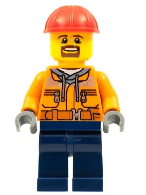 Buy New Lego Town City 'Forklift Driver' Minifigure Trn242 • 2.75£