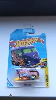 Buy 1/64 Hot Wheels Volkswagen Kool Kombi Treasure Hunt Purple Long Card • 7.99£