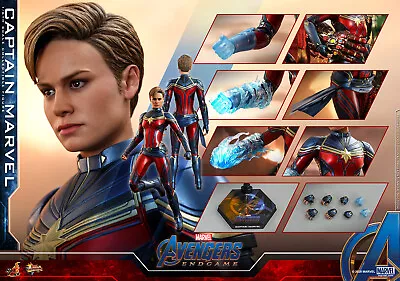 Buy Clearance Sale Hot Toys 1/6 Avengers Endgame Mms575 Captain Marvel Carol Danvers • 207.99£