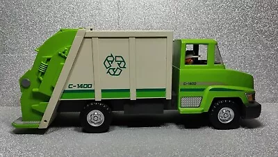 Buy Playmobil Green Recycling Truck Garbage Vehicle 5679 City Life  • 9£