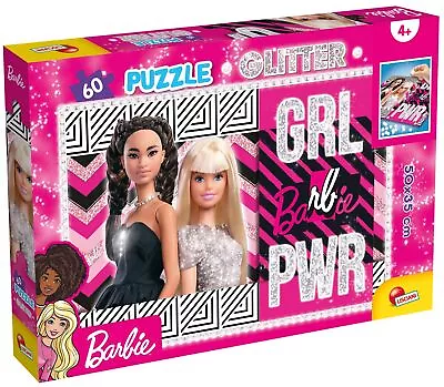 Buy Barbie Glitter Jigsaw 60 Piece 2 In 1 Colouring Puzzle Girl Squad Ages 3+ • 12.99£