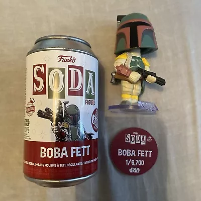 Buy Star Wars Funko Soda Boba Fett Figure - Standard Variant (Opened) 1/8000 FreeP&P • 17.95£