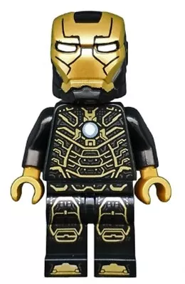 Buy New LEGO Disney Marvel Iron Man Mark 41 Black Armor - Trans-Clear Head - Sh567 • 6.62£