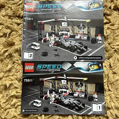 Buy LEGO SPEED CHAMPIONS: McLaren Mercedes Pit Stop (75911) Instructions • 10£