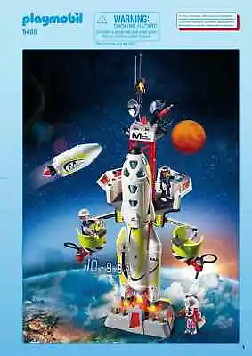 Buy PLAYMOBIL 9488 Rocket With Launch Pad Mars Mission Toy • 17.50£