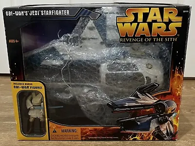 Buy Star Wars III Revenge Of The Sith Obi-Wan's Jedi Starfighter W/ Obi-Wan Figure • 60£