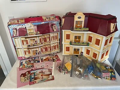 Buy Playmobil Mansion 5302 With People, Pets, Toys, Furniture, Fittings + Box Manual • 120£
