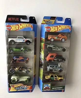 Buy Hot Wheels🔥 Let’s Race Netflix X2 Packs Assorted Cars - 1:64 Rare New & Sealed • 39.90£