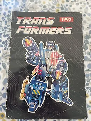Buy Vintage G1 Hasbro Transformers Catalogue Paperwork Booklet 1992 • 29.99£