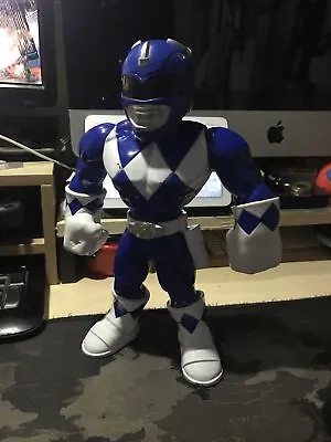 Buy Power Rangers Action Figure Blue Ranger Hasbro Pawtucket  • 15£