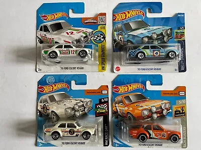 Buy Hot Wheels Ford Escort RS1600 Speed Graphics Rally Champs Race Day Baja Blazers • 14.95£