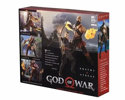 Buy New NECA God Of War 1/12 Kratos & Atreus Ultimate 2 Pack Action Figure Model • 75£