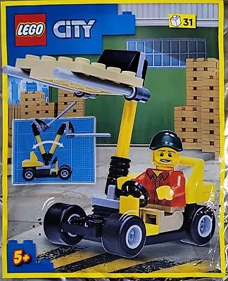 Buy LEGO City Forklift Driver With Truck Foil Pack Set 952212 (Bagged) • 1.30£