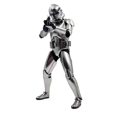 Buy Star Wars Clone Trooper Chrome Version 1/6 Hot Toys Sideshow Exclusive MMS643 • 332.45£