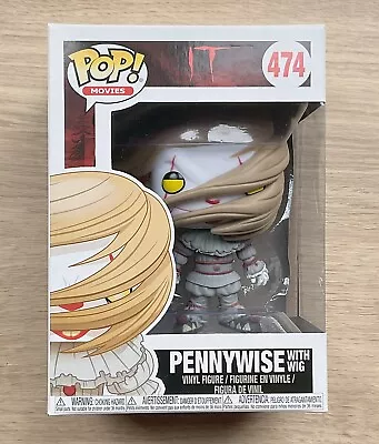 Buy Funko Pop IT Pennywise With Wig #474 + Free Protector • 19.99£