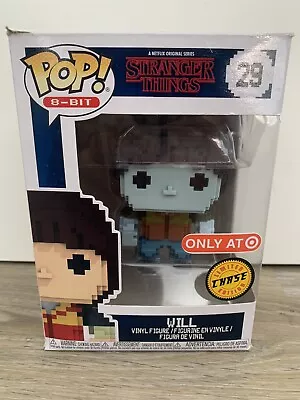 Buy Stranger Thing Will Byers Limited Edition Chase Only At Target 8 Bit Funko Pop • 40£