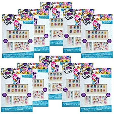 Buy 12 Pack, My Little Pony Nails Stickers & Art- Party Favors / Goody Bag • 24.80£