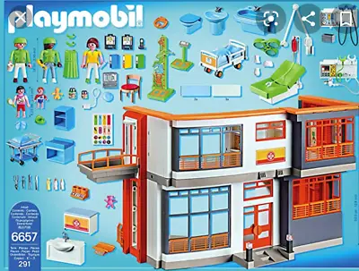 Buy * PLAYMOBIL 6657 HOSPITAL / CLINIC  Spares, Replacement Parts   • 2.49£