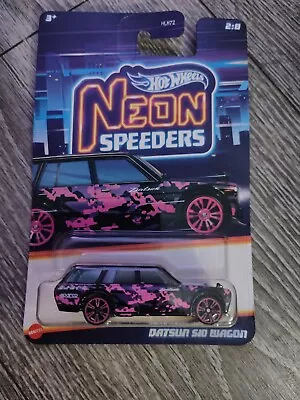 Buy Hot Wheels Neon Speeders Datsun 510 Wagon *Boxed Shipping Combined Postage* • 7.50£