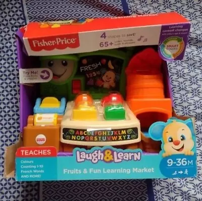 Buy Fisher Price Laugh And Learn Fruits & Fun Learning Market • 19.99£