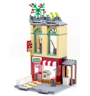 Buy LEGO® City Pizza Food Shop Restaurant & Kendo Martial Arts Dojo Train Town • 29.99£