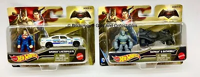 Buy Hot Wheels Batman V Superman Dawn Of Justice 1:64 Vehicle And Figure By Mattel • 20£