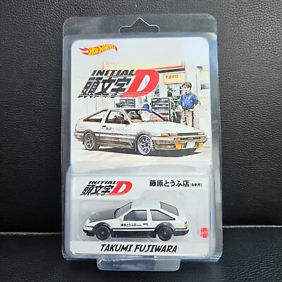 Buy Hot Wheels Custom Car Initial D - Takumi Fujiwara Toyota AE86 - Carded - 1:64 • 119£