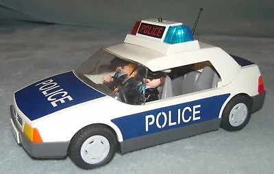 Buy Playmobil Police Car +working Flashing Lights + Accessories 3904 Complete • 24.99£
