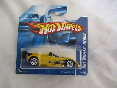 Buy Hot Wheels 2007 Stars Ferrari 333SP Yellow Variation Mint In Short Card • 5.99£