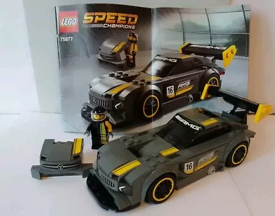 Buy LEGO SPEED CHAMPIONS: Mercedes-AMG GT3 (75877) With Instructions  • 24£