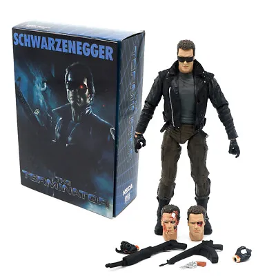 Buy NECA 7  Terminator Police Station Assault T-800 Action Figure Model Scenes Toys • 29.99£