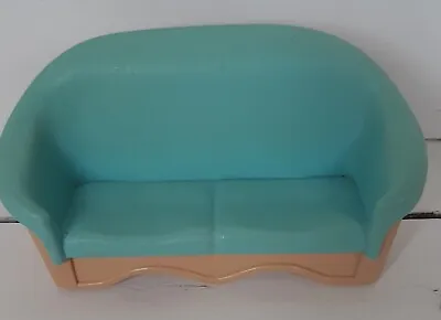 Buy Fisher Price Loving Family Figures Furniture Blue Sofa Good Condition 1993 • 4£
