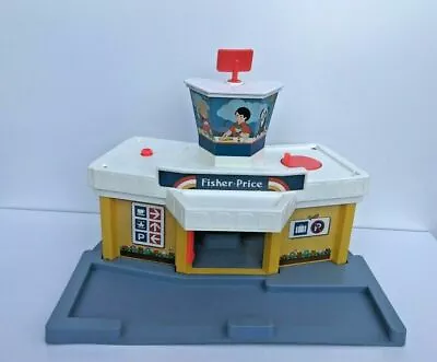 Buy Vintage Fisher Price Little People Airport Vintage 1980 Toy Made In U.S.A  Xmas • 21.99£