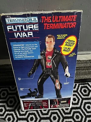 Buy Vintage 1992 Kenner Terminator 2 The Ultimate Terminator 12” Talking + BOX • 130£