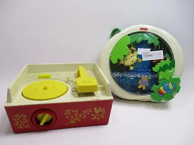 Buy Fisher Price Music Box Record Player And Fisher Price Crib Music Player Vintage  • 29.99£