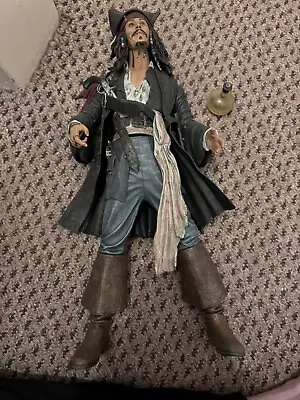 Buy Disney Store Captain Jack Sparrow 18  Motio Activated Neca Talking Figure • 50£