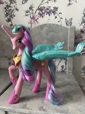 Buy My Little Pony MLP Talk/ Light Up Princess Celestia Unicorn Toy Hasbro - 2010 • 12.99£