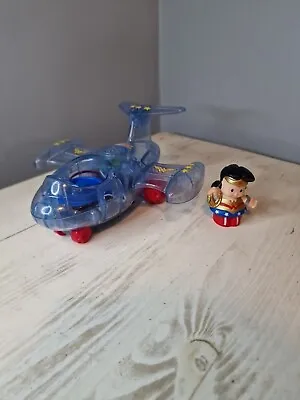 Buy Fisher Price Little People DC Wonder Woman's Invisible Plane / Jet With... • 17.48£