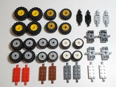 Buy Lego 55981 8 Wheels 8 Tyres 4 Axle For 2  Car Sets Random Selection • 5.59£